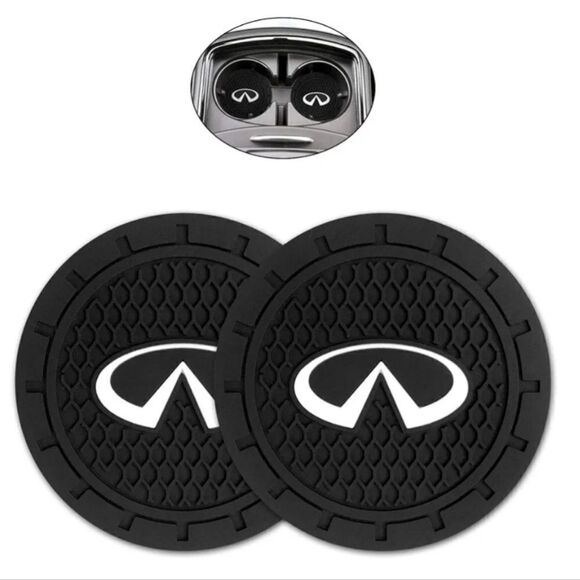 Silicone car cup inserts with infiniti logo - Picture 1 of 5